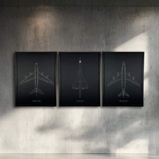 Luftfahrzeug-Set | SpaceEngrave